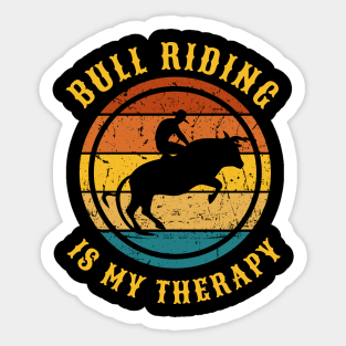 Bull Riding Sticker